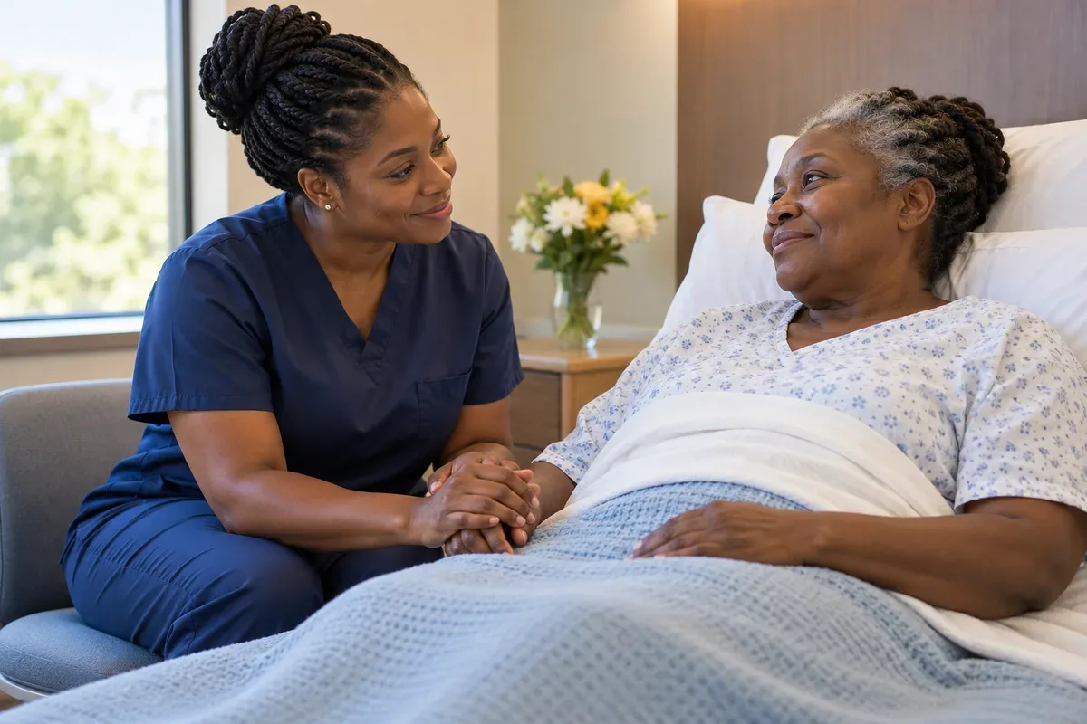 Compassionate nursing support and aftercare